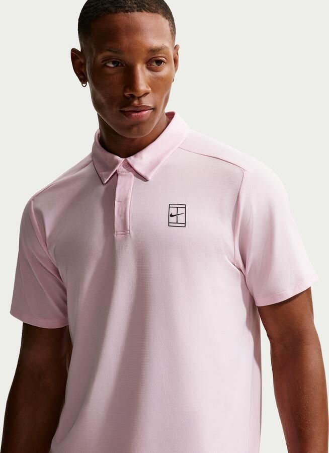 Nike Court Advantage Dri-FIT tennispolo voor heren Roze - Foto 4