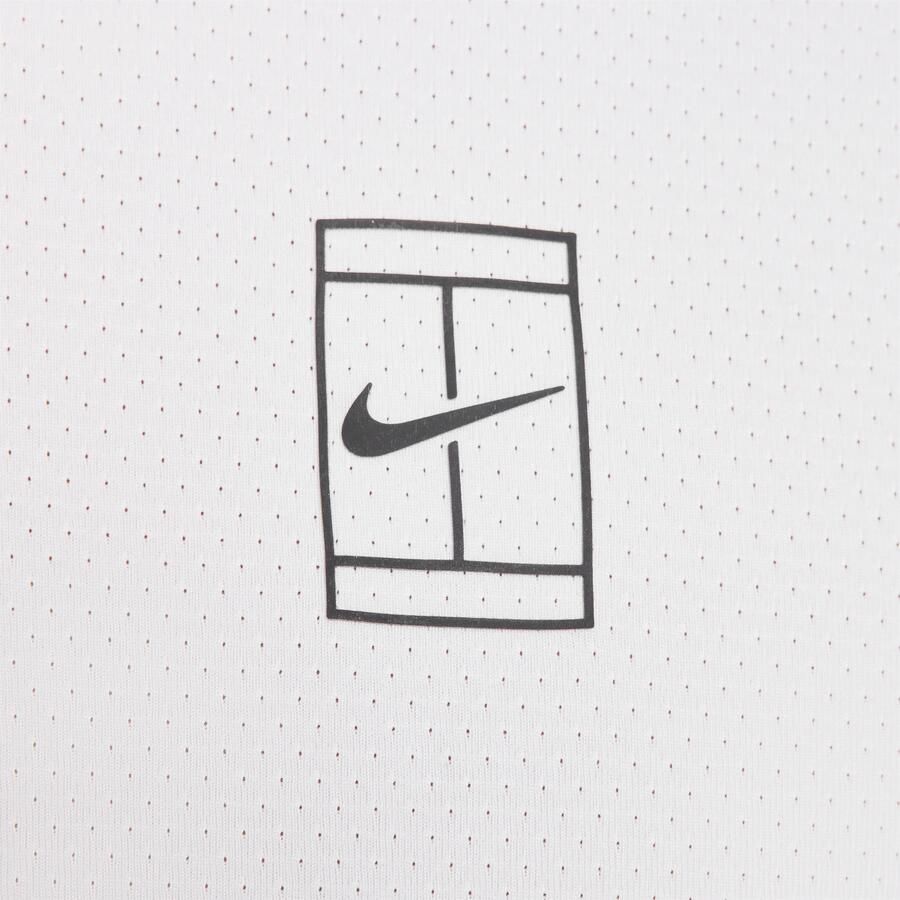 Nike Court Advantage Dri-FIT tennispolo voor heren Wit - Foto 2