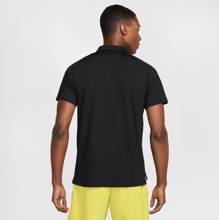 Nike Court Advantage Dri-FIT tennispolo voor heren Zwart - Foto 4