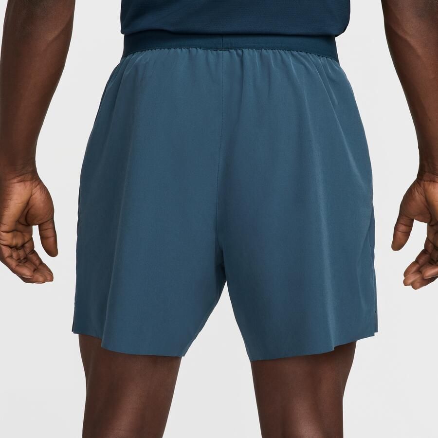 Nike Court Advantage Dri-FIT tennisshorts voor heren (15 cm) Blauw