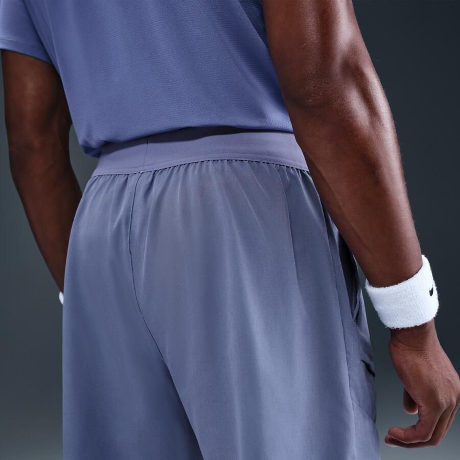 Nike Court Advantage Dri-FIT tennisshorts voor heren (15 cm) Blauw - Foto 2