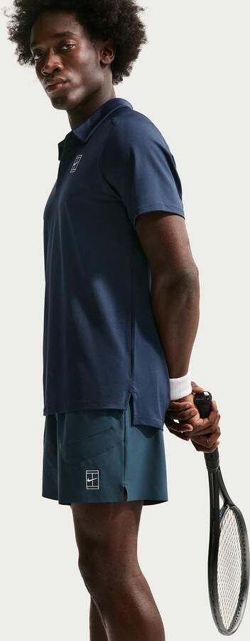 Nike Court Advantage Dri-FIT tennisshorts voor heren (15 cm) Blauw - Foto 4