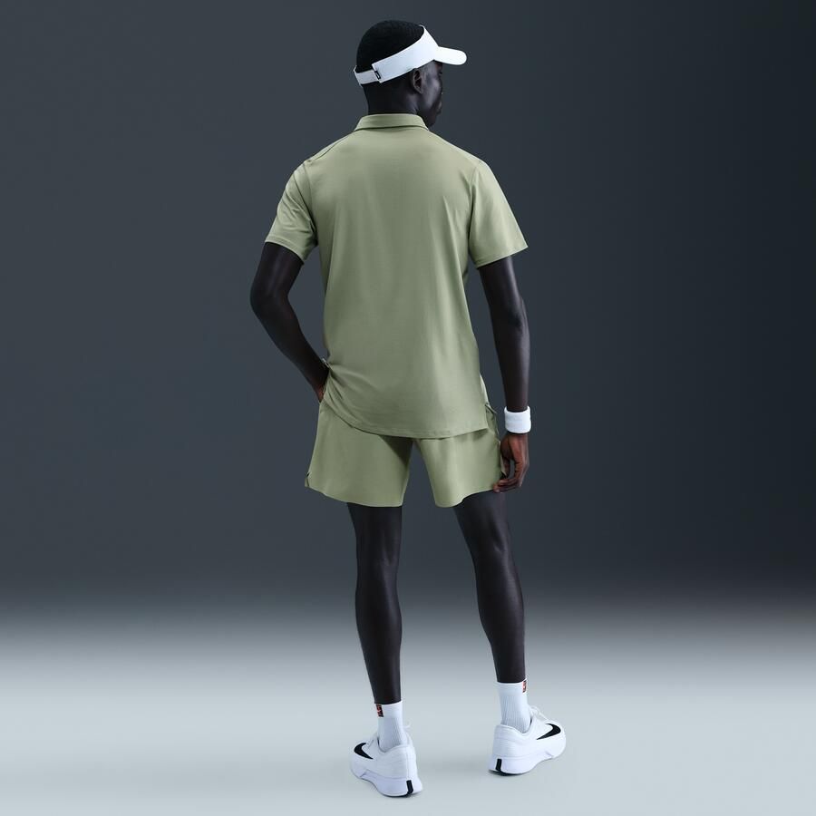 Nike Court Advantage Dri-FIT tennisshorts voor heren (15 cm) Groen - Foto 3