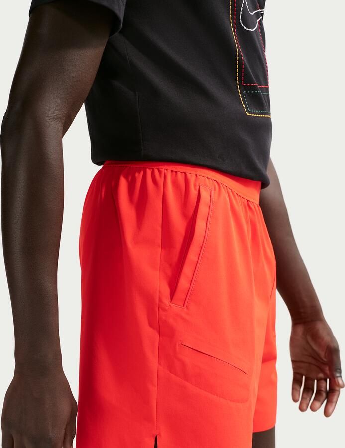 Nike Court Advantage Dri-FIT tennisshorts voor heren (15 cm) Rood - Foto 2