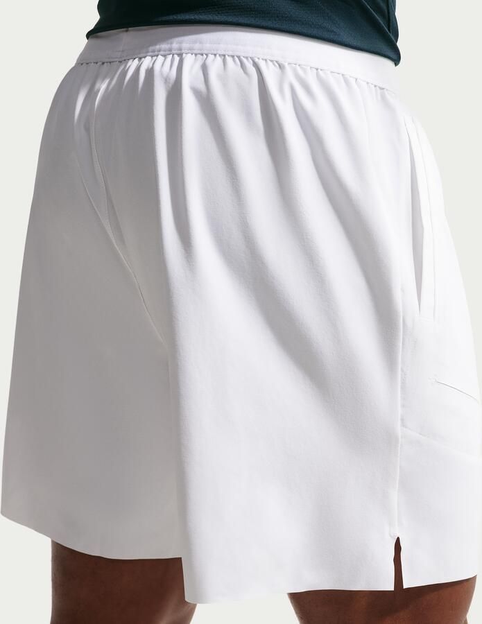 Nike Court Advantage Dri-FIT tennisshorts voor heren (15 cm) Wit - Foto 5