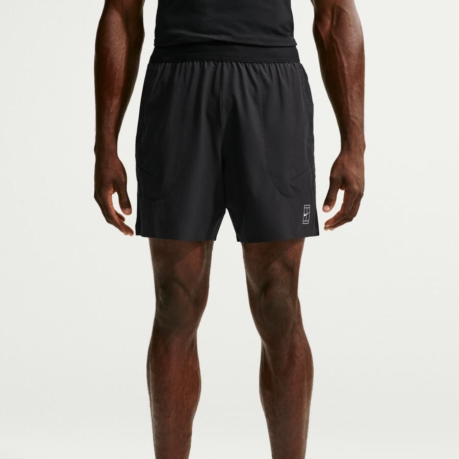 Nike Court Advantage Dri-FIT tennisshorts voor heren (15 cm) Zwart - Foto 2