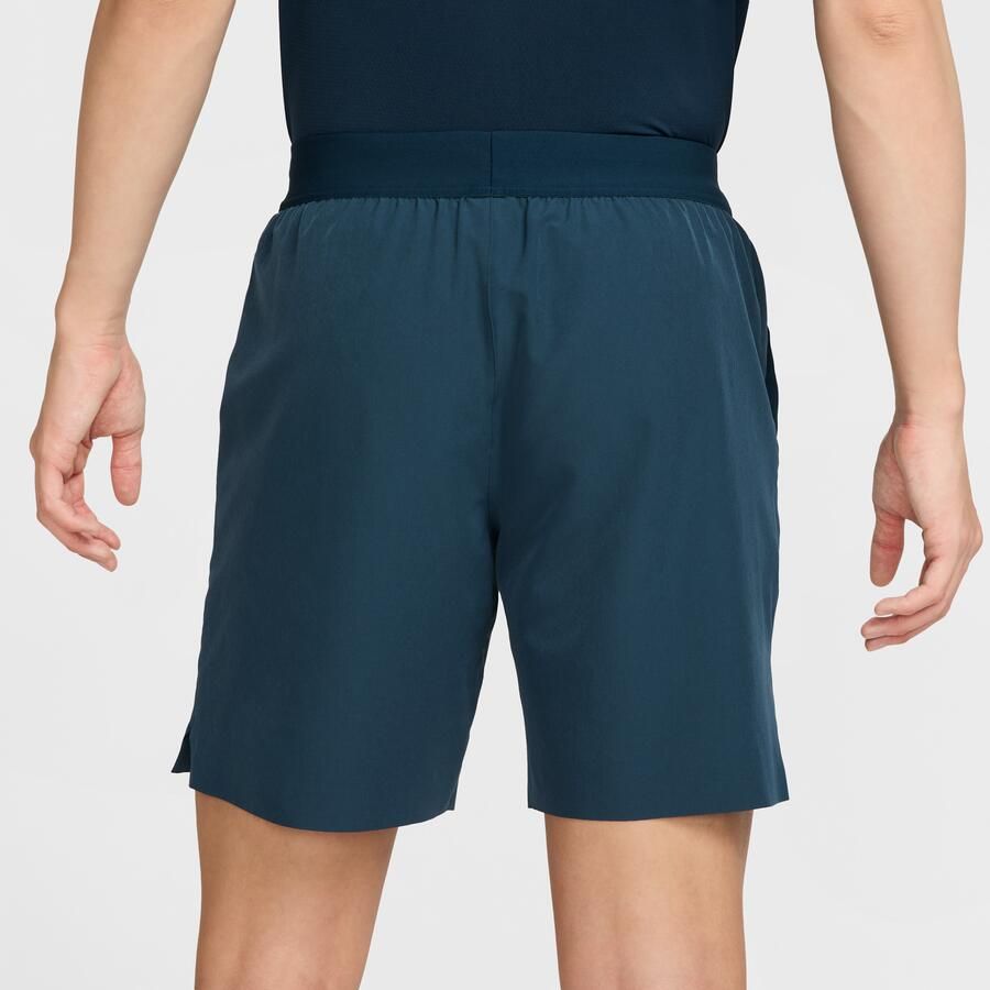 Nike Court Advantage Dri-FIT tennisshorts voor heren (21 cm) Blauw