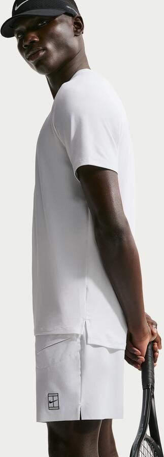 Nike Court Advantage Dri-FIT tennisshorts voor heren (21 cm) Wit - Foto 4