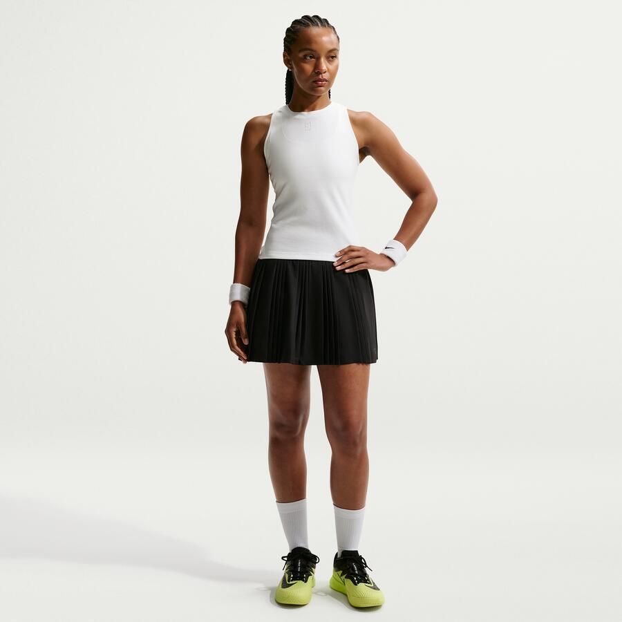 Nike Court Advantage Dri-FIT tennistanktop voor dames Wit - Foto 3