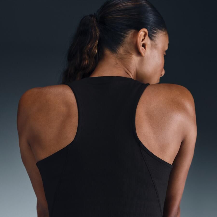 Nike Court Advantage Dri-FIT tennistanktop voor dames Zwart - Foto 4