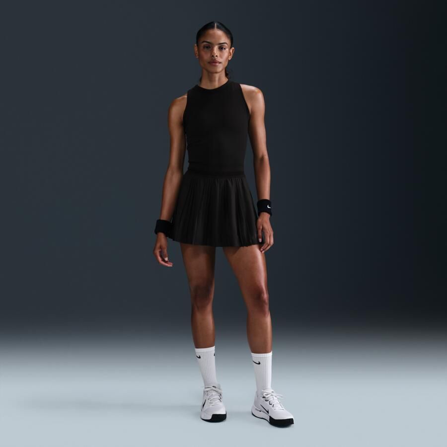 Nike Court Advantage Dri-FIT tennistanktop voor dames Zwart - Foto 2