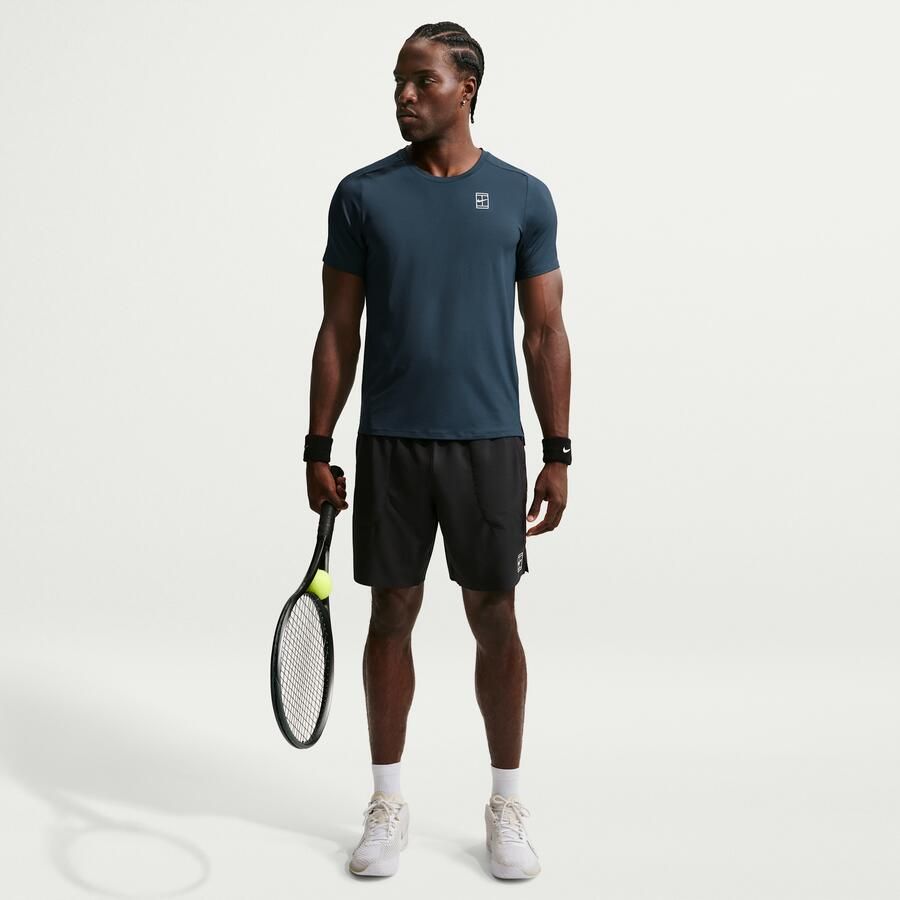 Nike Court Advantage Dri-FIT tennistop voor heren Blauw - Foto 3