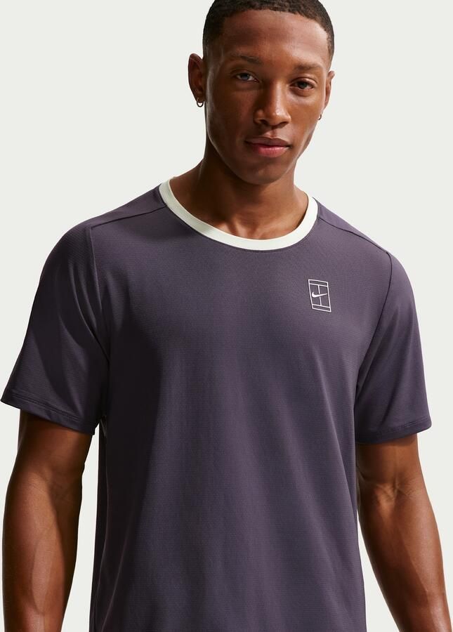 Nike Court Advantage Dri-FIT tennistop voor heren Paars - Foto 4