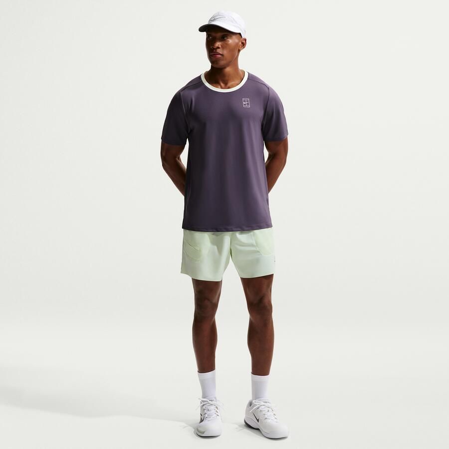 Nike Court Advantage Dri-FIT tennistop voor heren Paars
