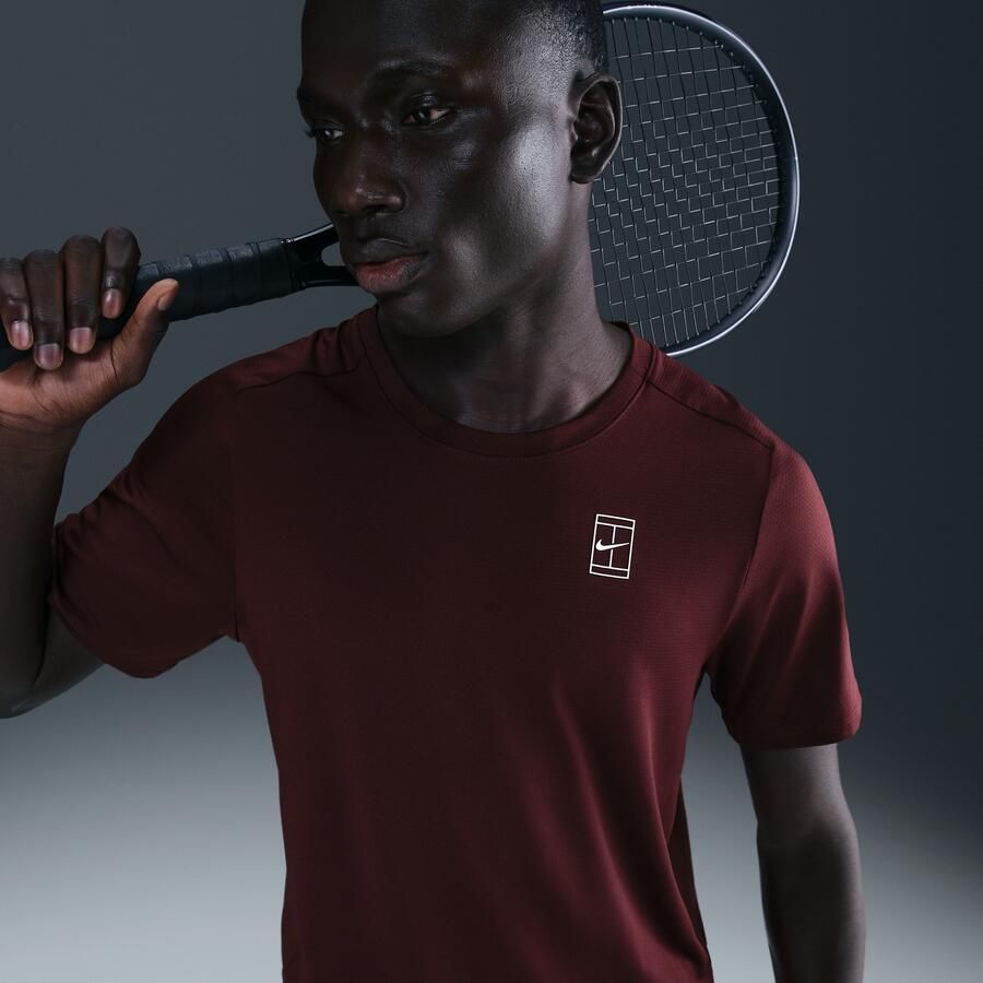 Nike Court Advantage Dri-FIT tennistop voor heren Rood - Foto 2