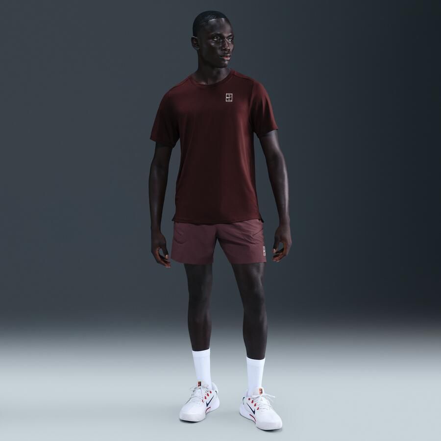 Nike Court Advantage Dri-FIT tennistop voor heren Rood - Foto 3