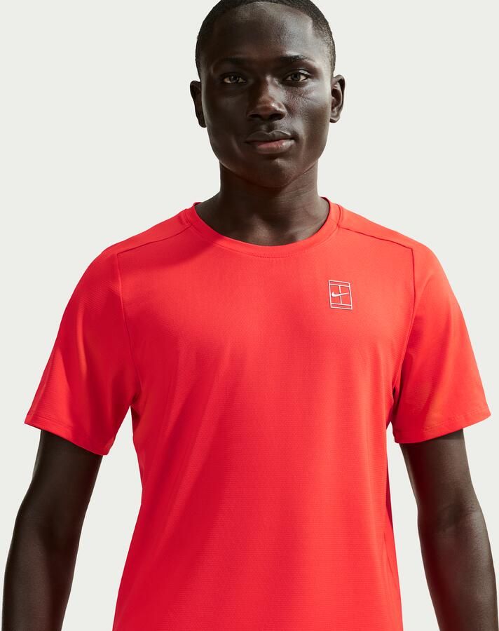 Nike Court Advantage Dri-FIT tennistop voor heren Rood - Foto 4