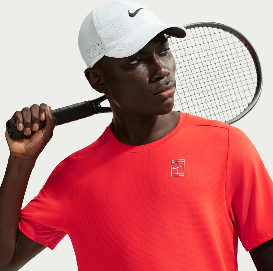 Nike Court Advantage Dri-FIT tennistop voor heren Rood - Foto 2