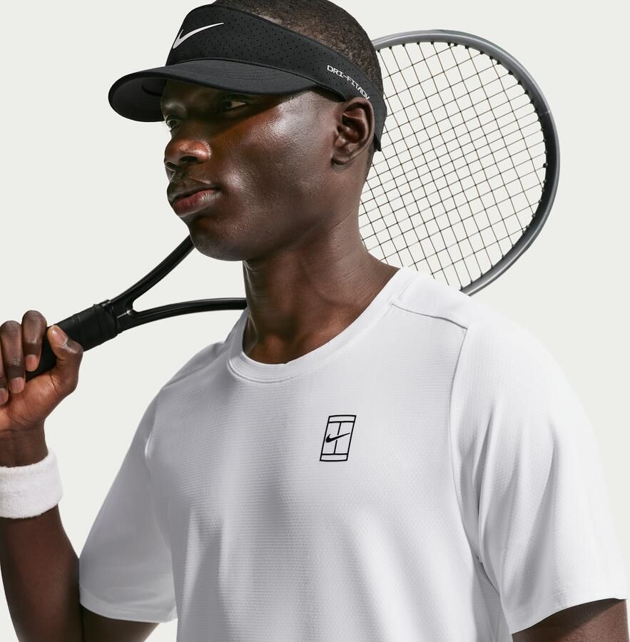Nike Court Advantage Dri-FIT tennistop voor heren Wit - Foto 3