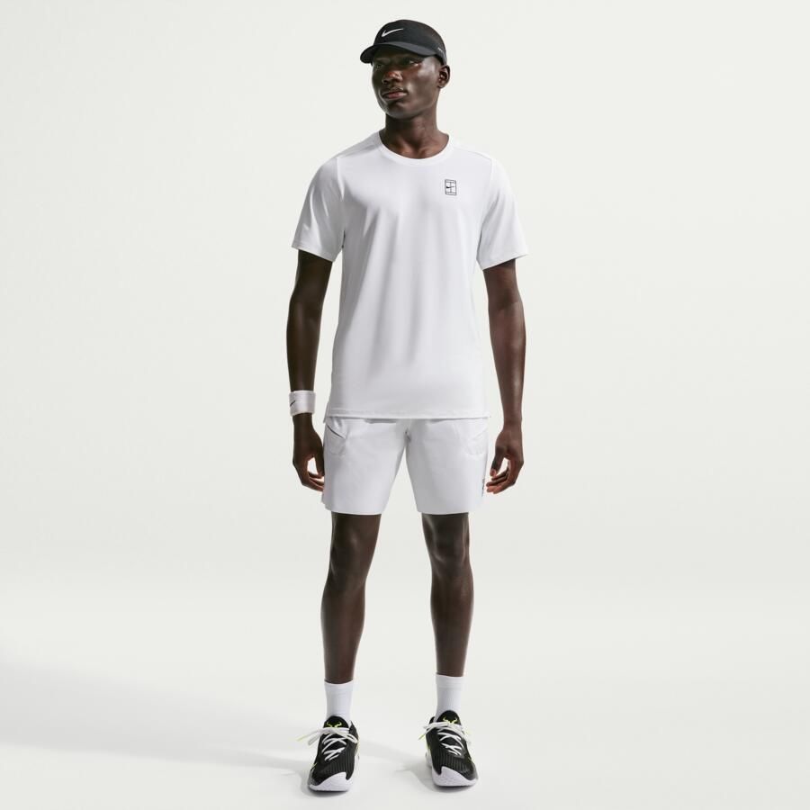 Nike Court Advantage Dri-FIT tennistop voor heren Wit - Foto 2