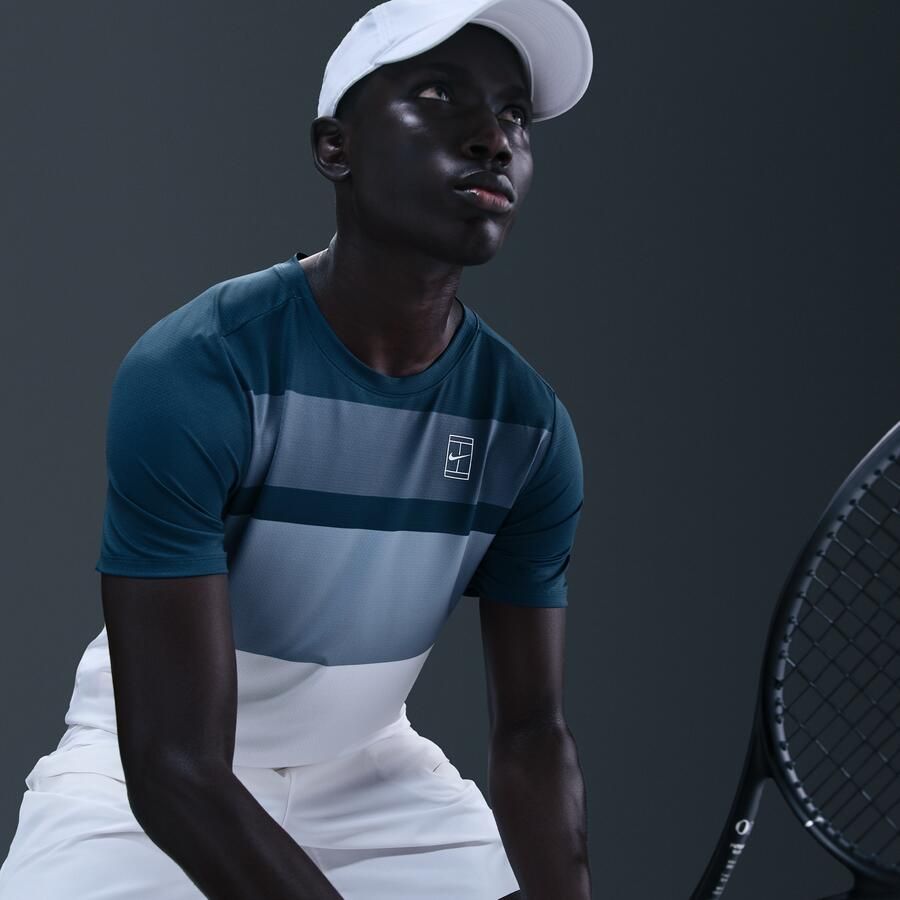 Nike Court Advantage tennistop voor heren Blauw - Foto 2
