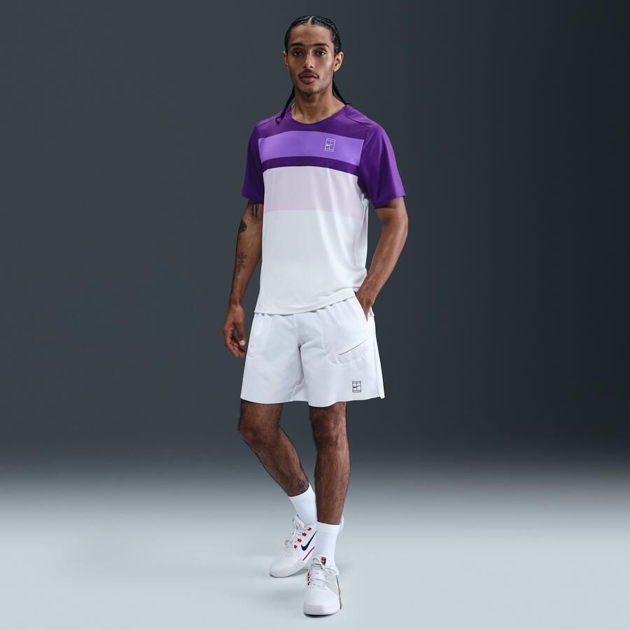 Nike Court Advantage tennistop voor heren Paars - Foto 3