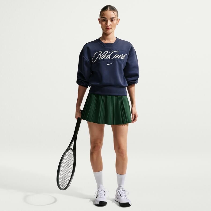 Nike Court Collection tennistop met ronde hals voor dames Blauw - Foto 2