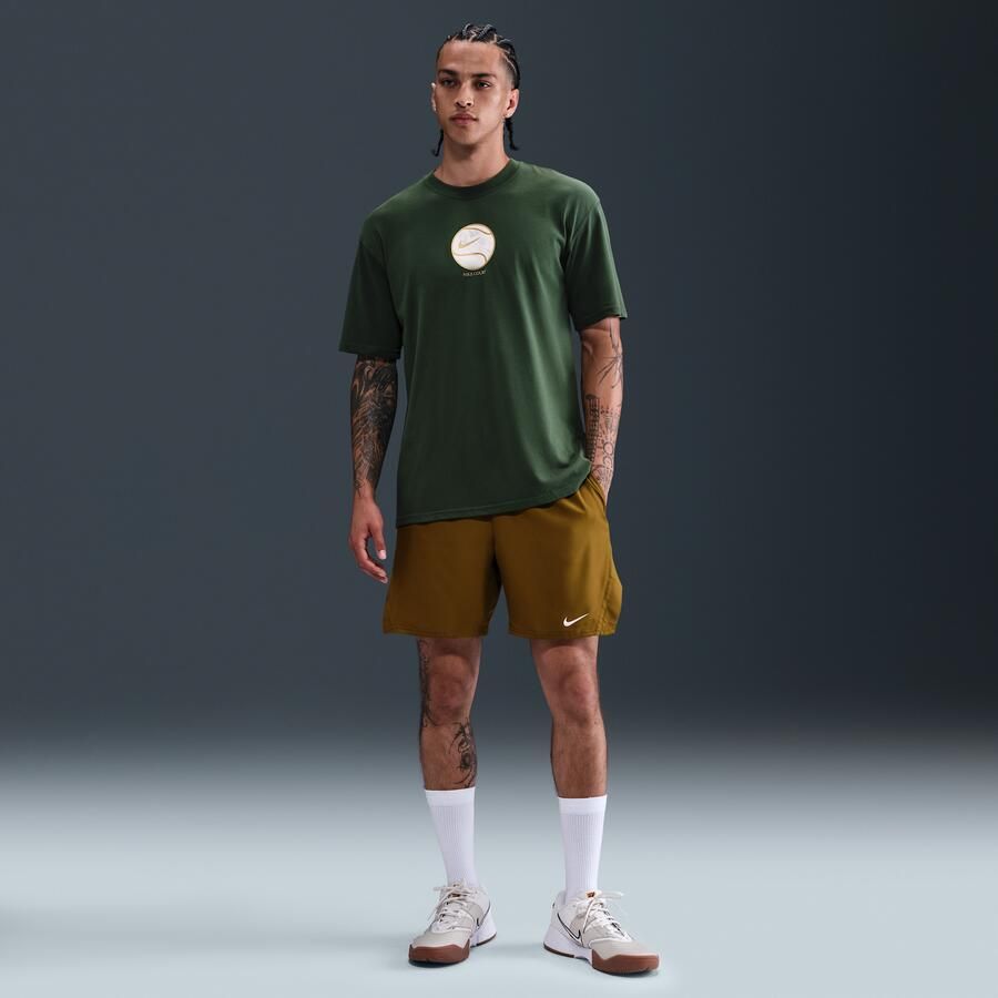 Nike Court Dri-FIT Max90 T-shirt voor heren Groen - Foto 3