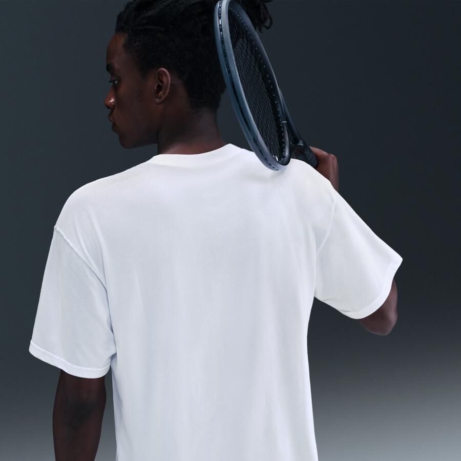 Nike Court Dri-FIT Max90 T-shirt voor heren Wit