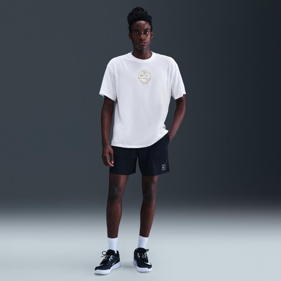 Nike Court Dri-FIT Max90 T-shirt voor heren Wit - Foto 3