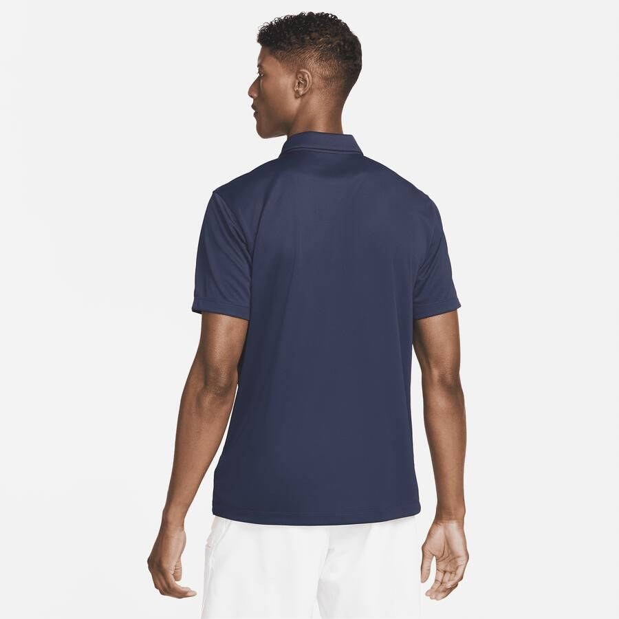 Nike Court Dri FIT Marineblauw Tennispolo Heren - Foto 4