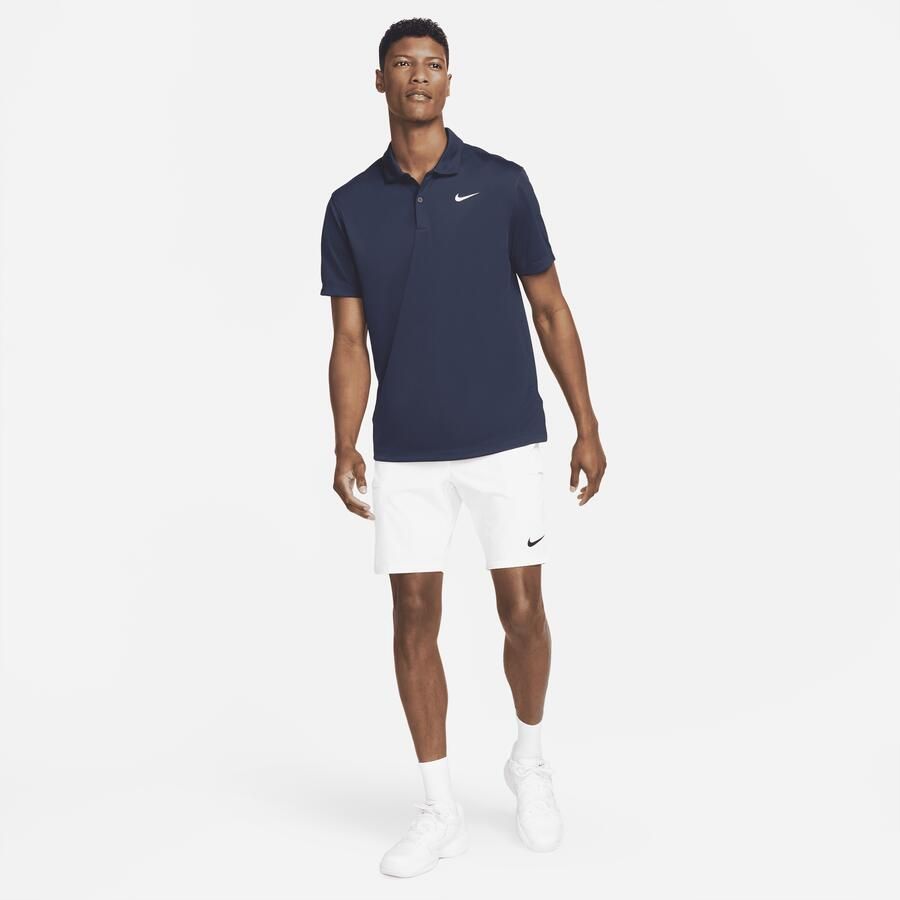 Nike Court Dri FIT Marineblauw Tennispolo Heren - Foto 2