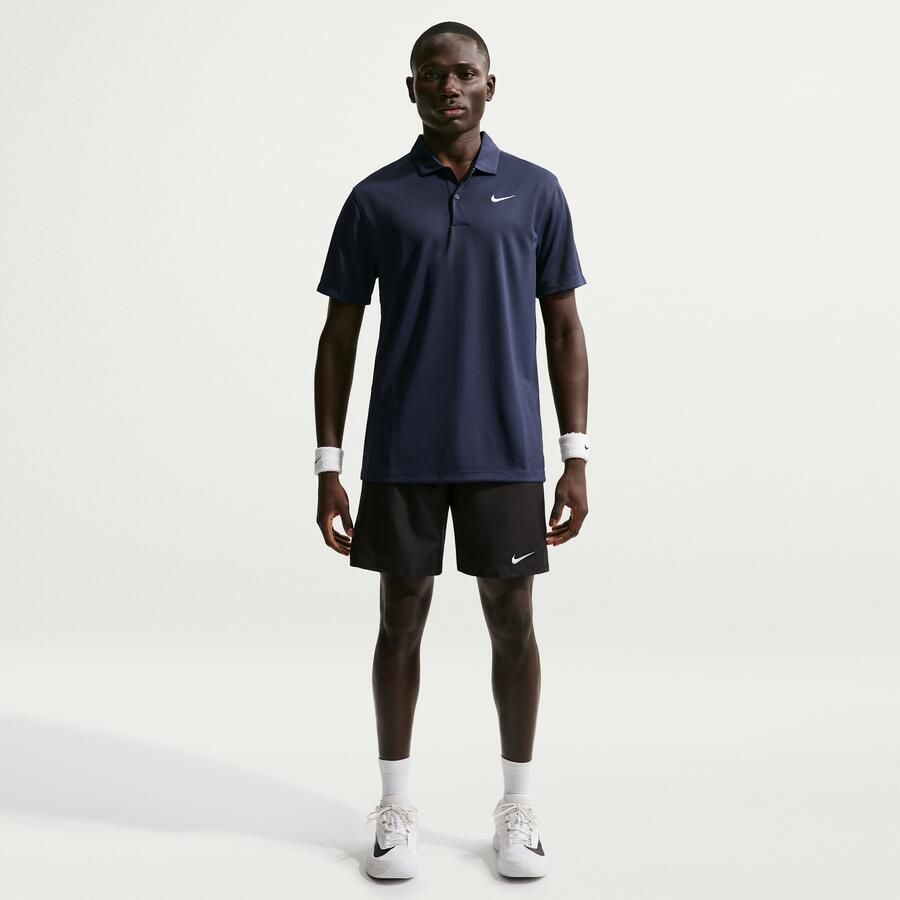 Nike Court Dri FIT Marineblauw Tennispolo Heren - Foto 3