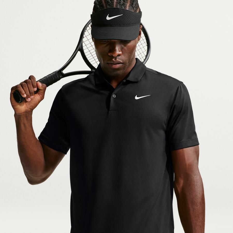 Nike Court Dri-FIT Tennispolo voor heren Zwart - Foto 3