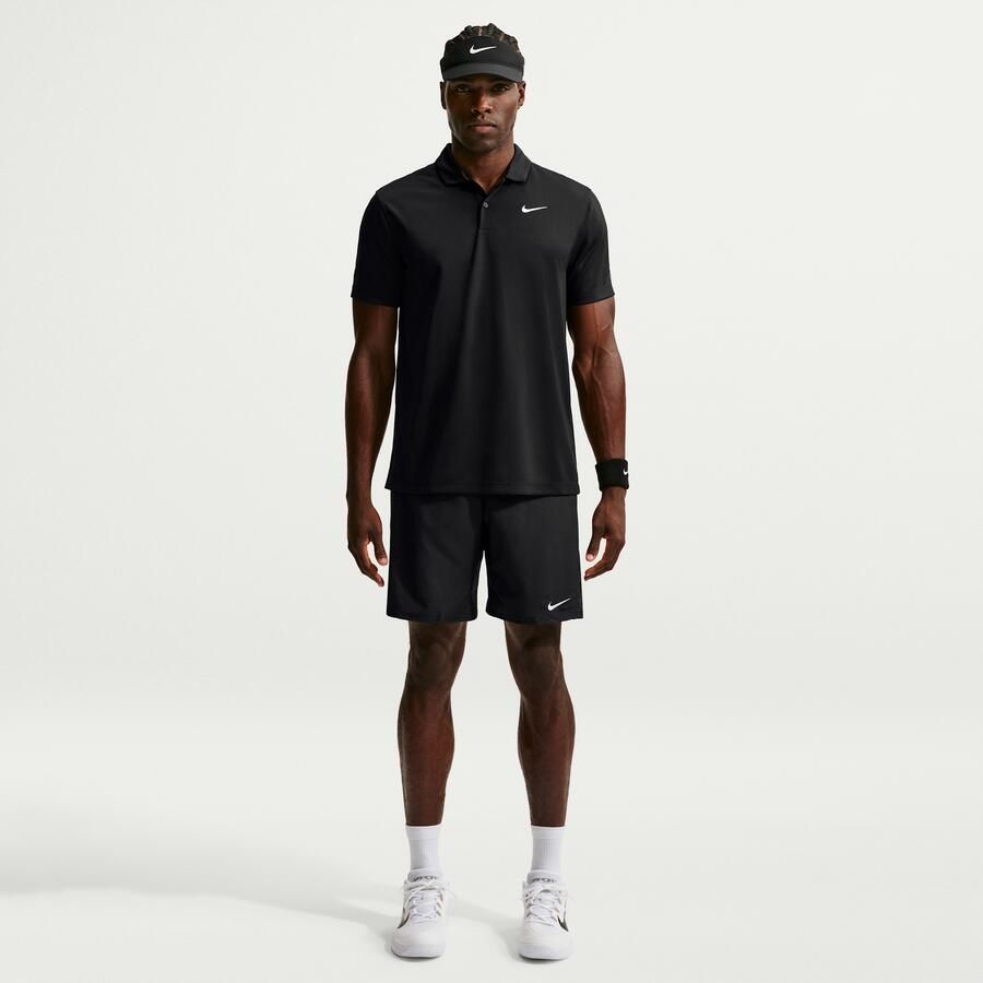 Nike Court Dri-FIT Tennispolo voor heren Zwart - Foto 4