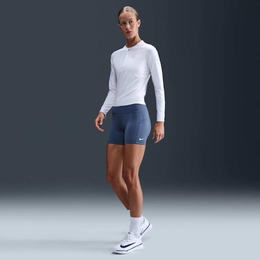 Nike Court Dri-FIT tennisshorts met zakken voor dames Blauw - Foto 4
