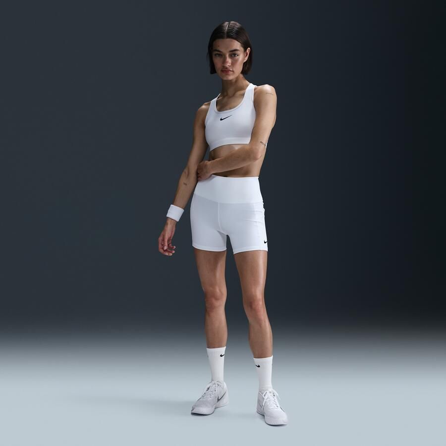 Nike Court Dri-FIT tennisshorts met zakken voor dames Wit - Foto 3