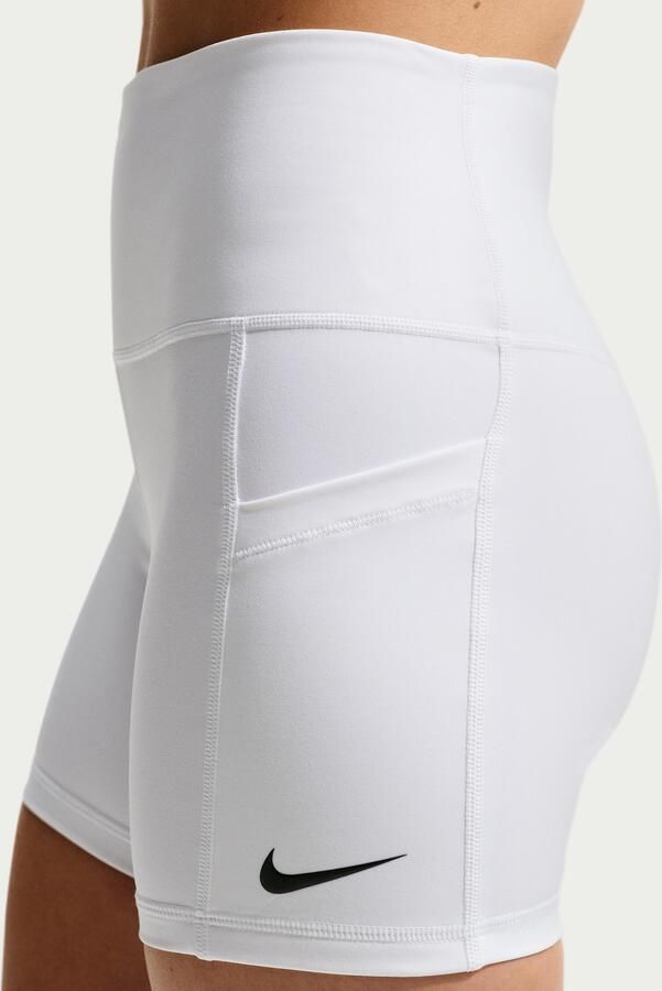 Nike Court Dri-FIT tennisshorts met zakken voor dames Wit - Foto 4
