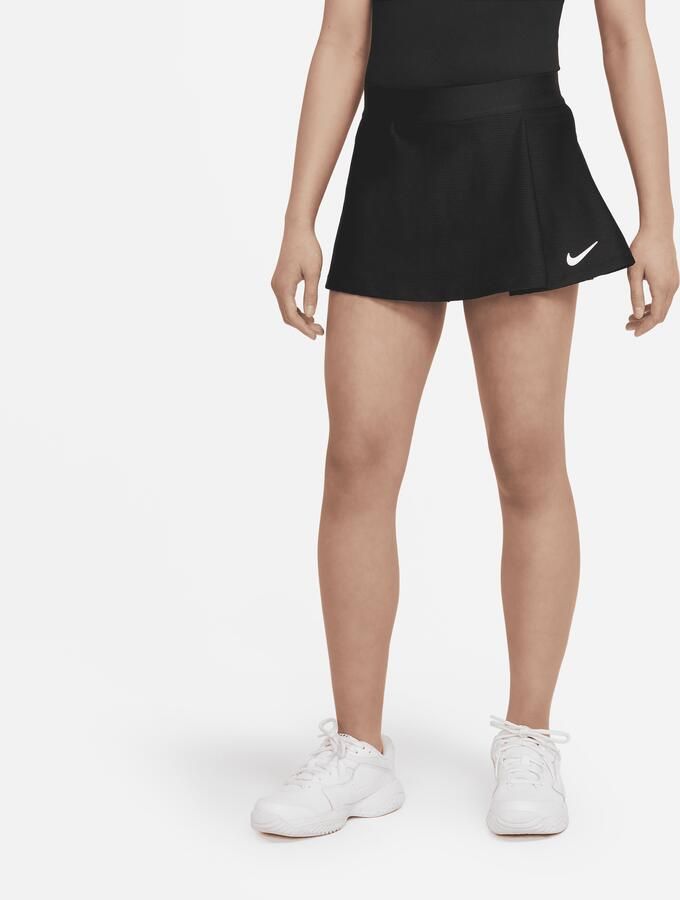 Nike Court Dri-FIT Victory Tennisrok voor meisjes Zwart - Foto 3