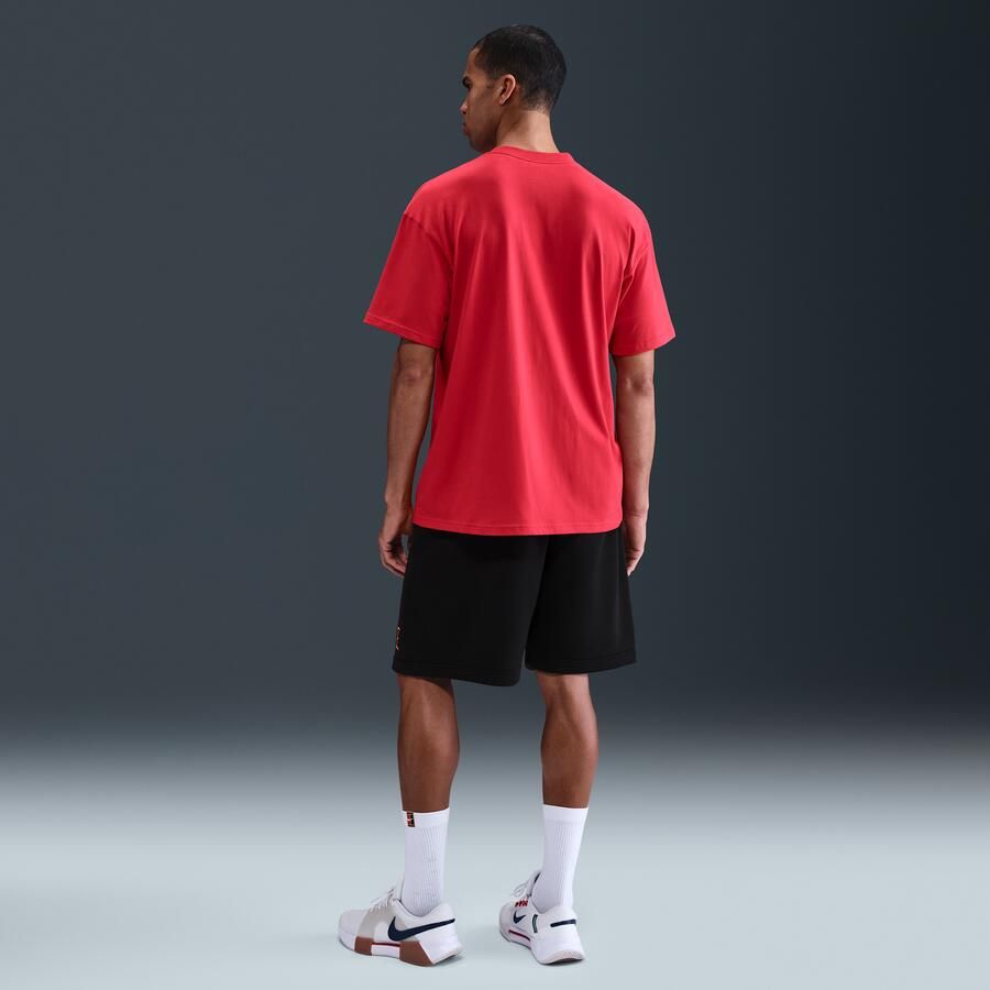 Nike Court Heritage Dri-FIT tennisshorts van fleece voor heren Zwart - Foto 3