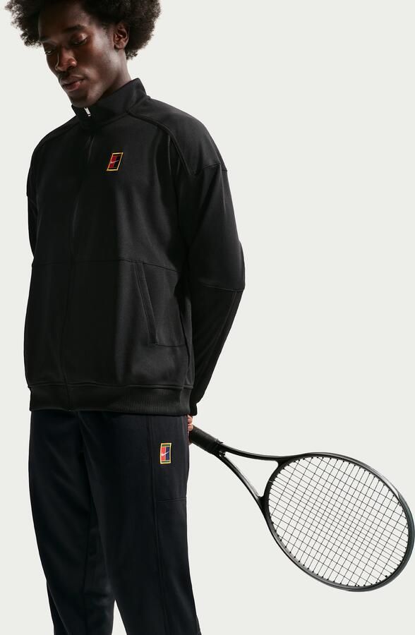 Nike Court Heritage tennisbroek voor heren Zwart - Foto 8