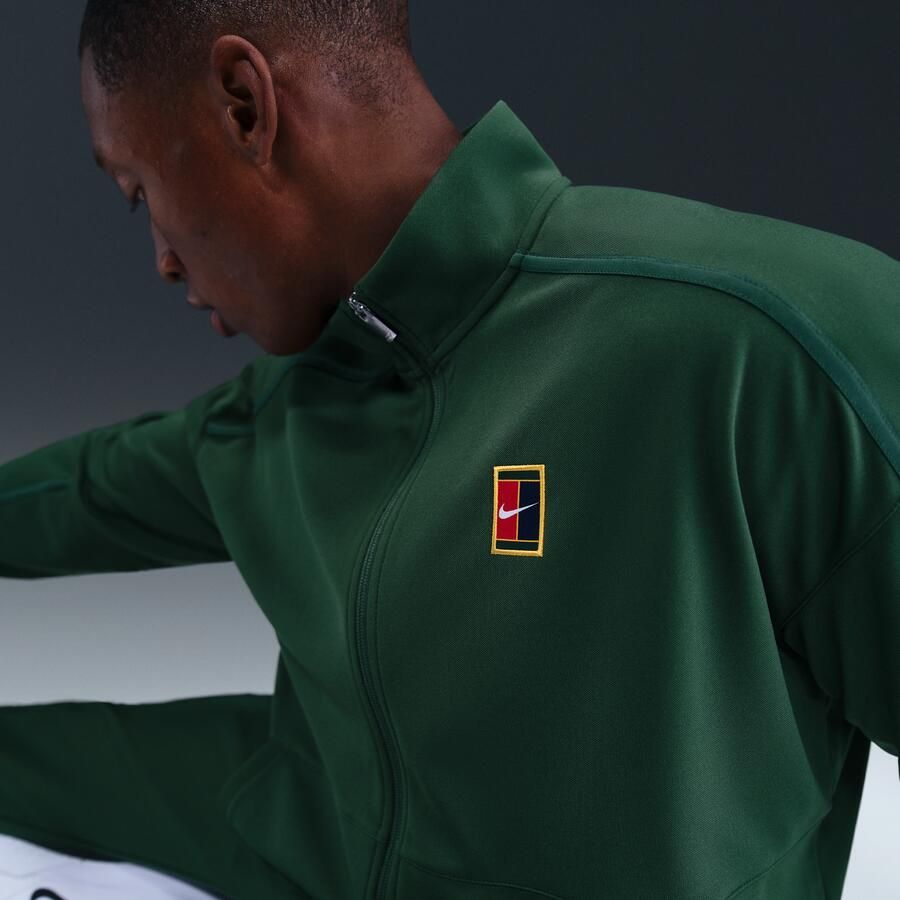 Nike Court Heritage tennisjack voor heren Groen - Foto 2