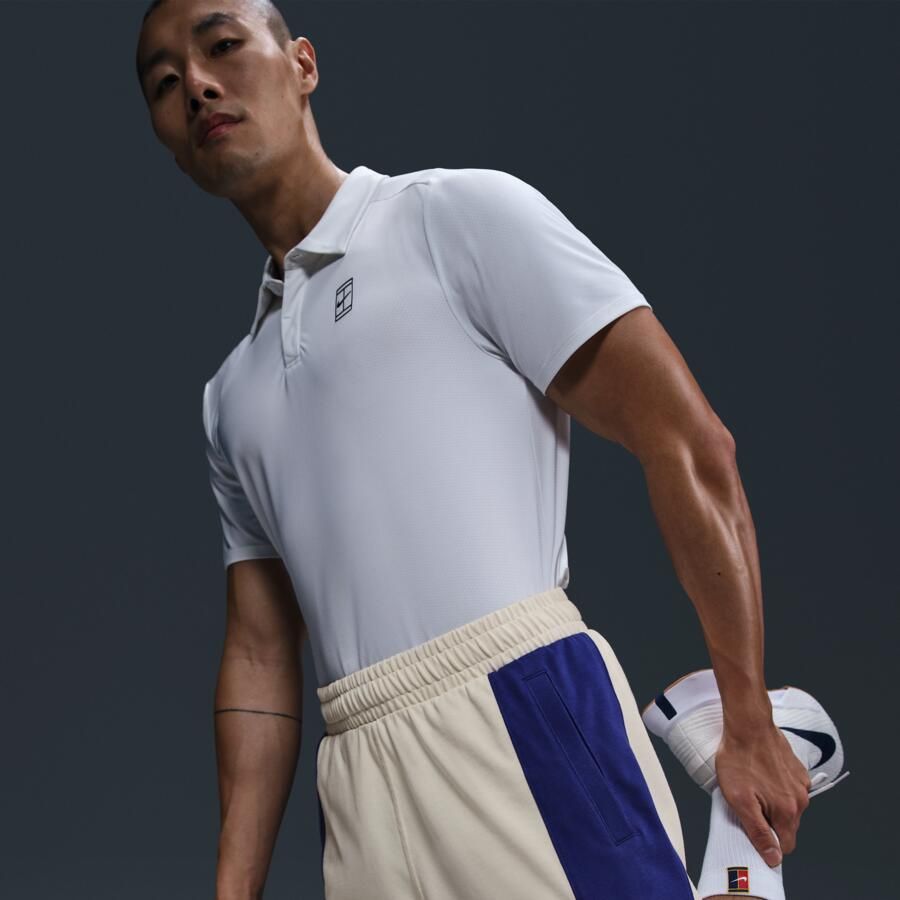 Nike Court Heritage tennisshorts voor heren Bruin