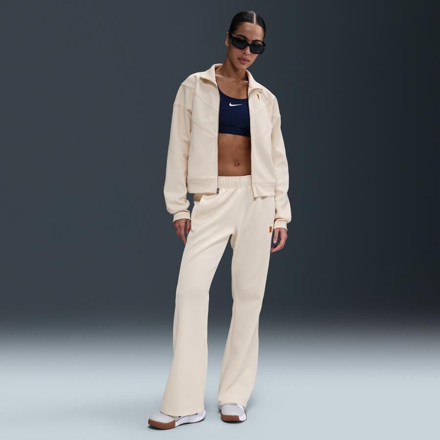 Nike Court Heritage Windrunner tennisbroek met halfhoge taille voor dames Bruin - Foto 4