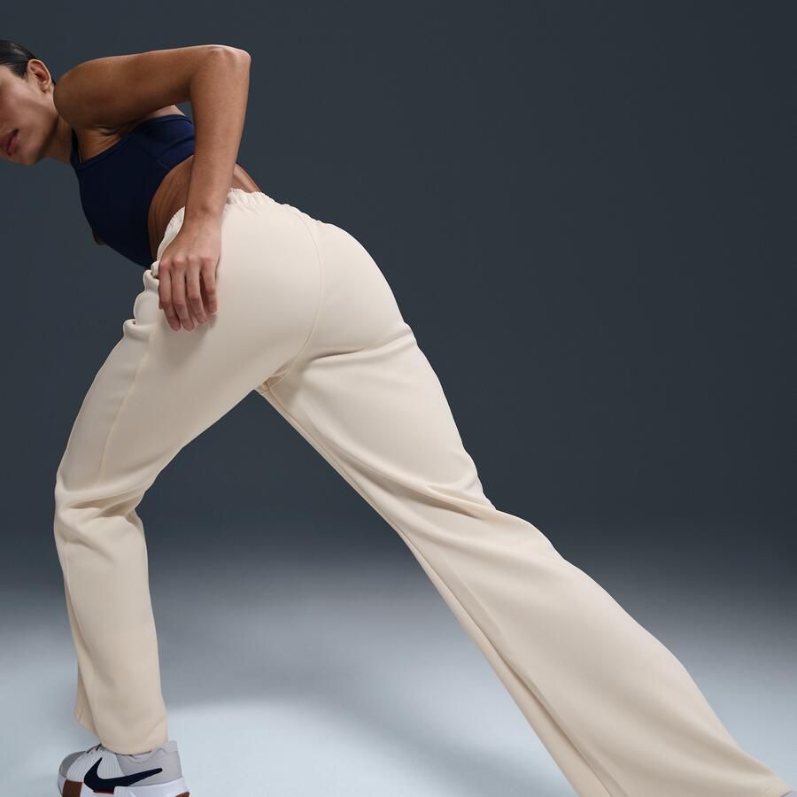 Nike Court Heritage Windrunner tennisbroek met halfhoge taille voor dames Bruin - Foto 2