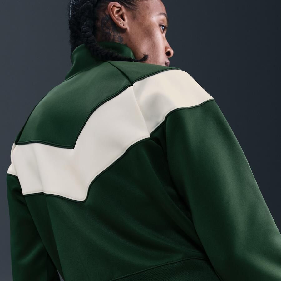 Nike Court Heritage Windrunner tennisjack voor dames Groen