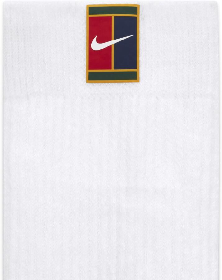 Nike Court Multiplier Cushioned Crew tennissokken (2 paar) Wit - Foto 3