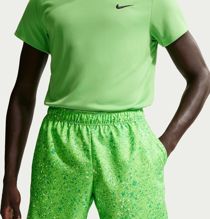 Nike Court Victory Dri-FIT herenshorts (18 cm) Groen