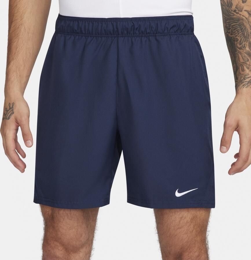 Nike Court Victory Dri-FIT tennisshorts voor heren (18 cm) Blauw - Foto 4