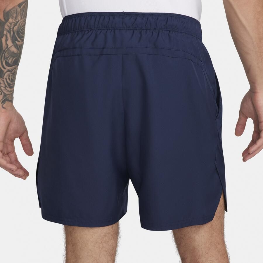 Nike Court Victory Dri-FIT tennisshorts voor heren (18 cm) Blauw